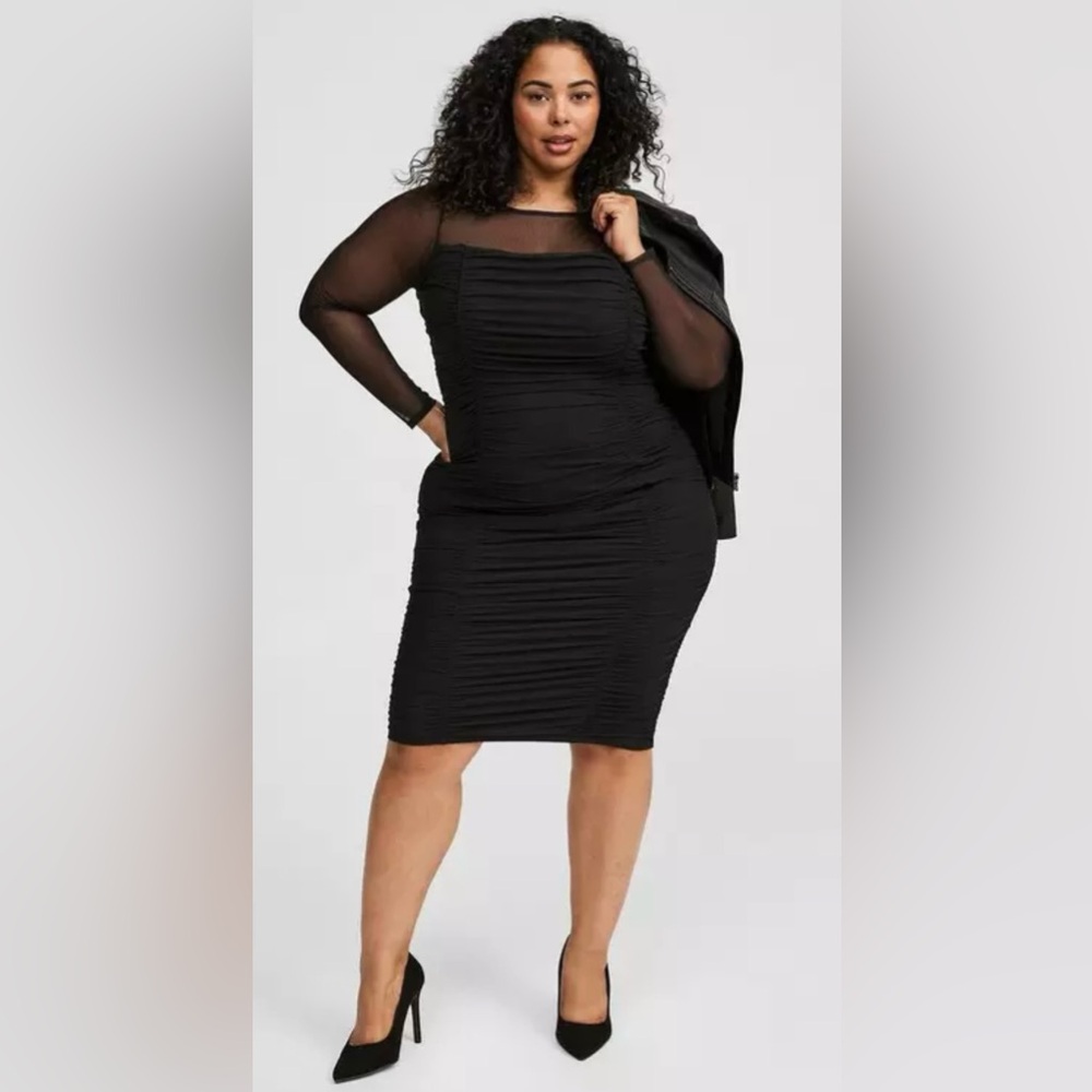 Torrid Mesh Bodycon Dress